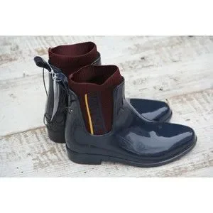 Winter Boots Nautica Chelsea Rain Boots Nautica Blue Rubber Pull